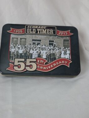 Old Timer 55th Anniversary Tin - Black and Red
